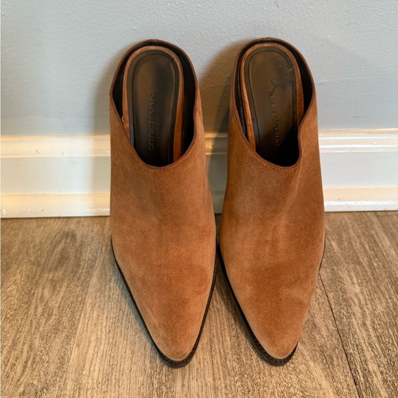 Banana Republic Western Suede Mules/size 8.5 - Picture 5 of 12